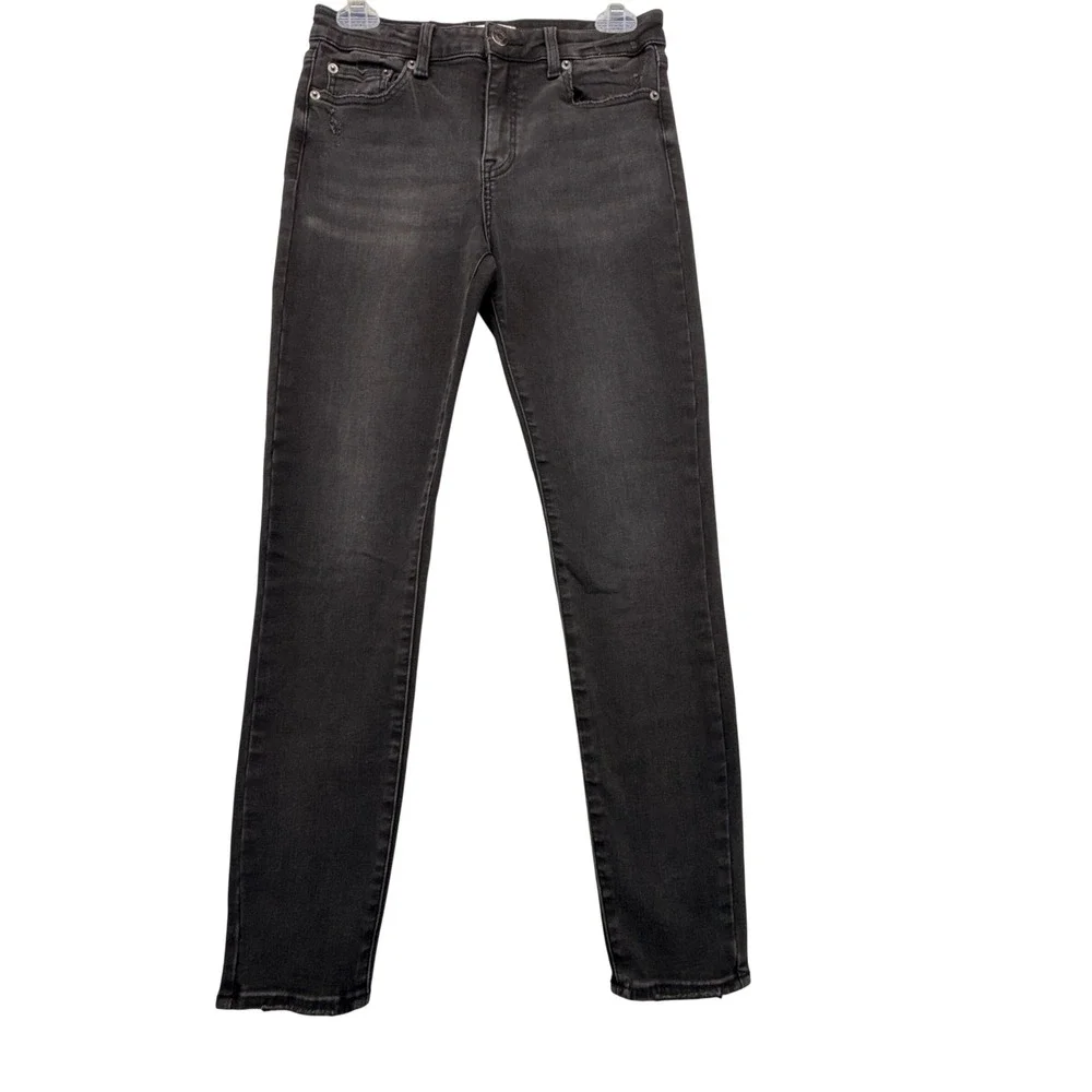 Pistola Skinny Jeans Womens 27 Faded Black Distressed P6034EFB-HLM Denim Pants